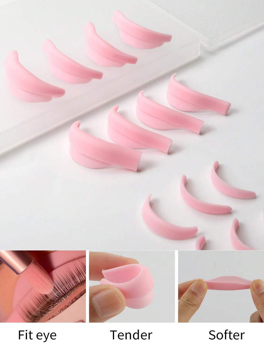 Seven-Size Silicone Lash Lift Rod Set - 14 Pieces