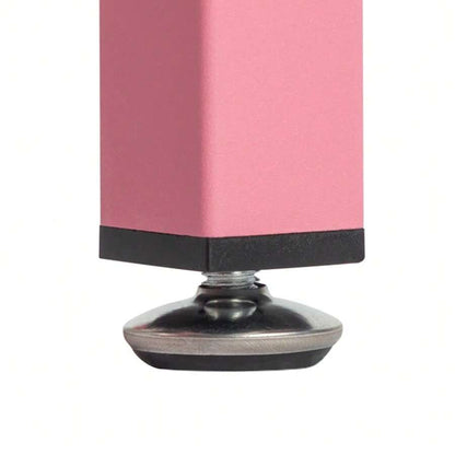 Folding Pink Nail Desk with Storage