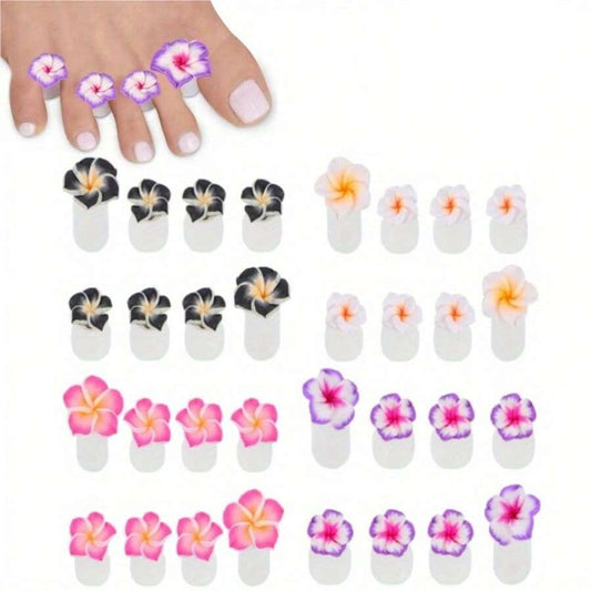 Reusable Silicone Toe Separator Set - 32 Pieces