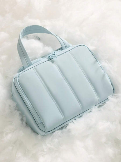 Multi-Pocket Padded Travel Makeup Bag