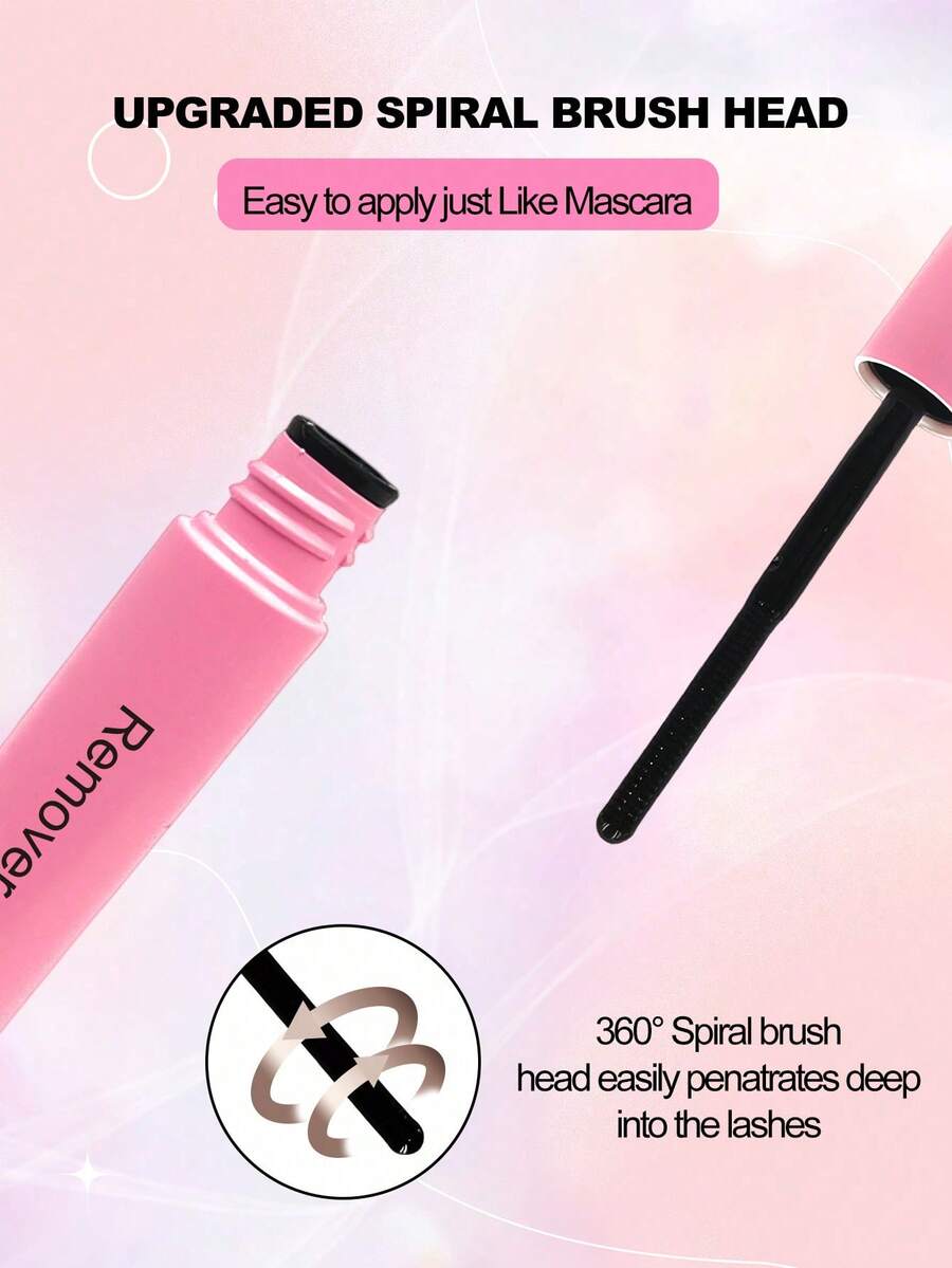 Waloshow Bond And Seal, Remover, 10ml Individual Lashes Glue And Seal, Eyelashes Applicator, 2 In1 Cluster Bond And Seal,Eyelashes Brush, Glue For Cluster Lashes, Tweezers, Bond For Clusters, Lashes Bond & Seal, Eyelashes Glue, Eyelash Extension Tool.