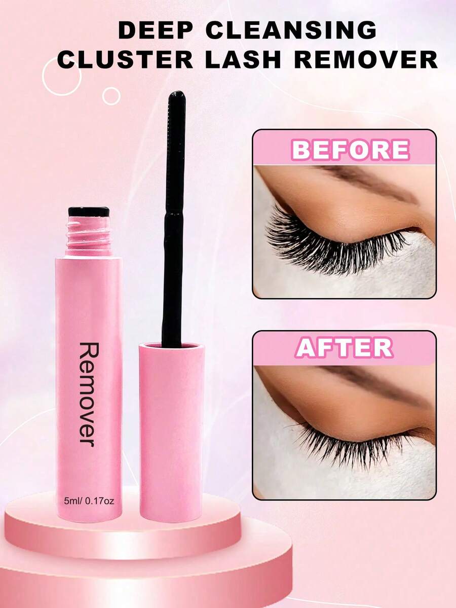 Waloshow Bond And Seal, Remover, 10ml Individual Lashes Glue And Seal, Eyelashes Applicator, 2 In1 Cluster Bond And Seal,Eyelashes Brush, Glue For Cluster Lashes, Tweezers, Bond For Clusters, Lashes Bond & Seal, Eyelashes Glue, Eyelash Extension Tool.