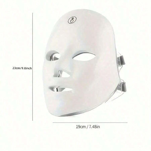 USB-Rechargeable 7-Color LED Facial Light Mask