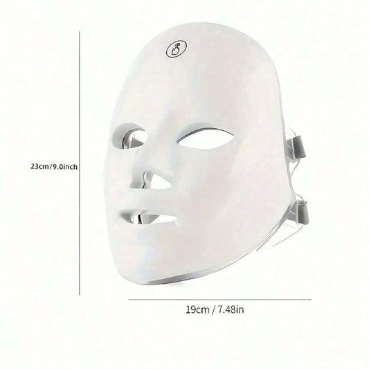 USB-Rechargeable 7-Color LED Facial Light Mask