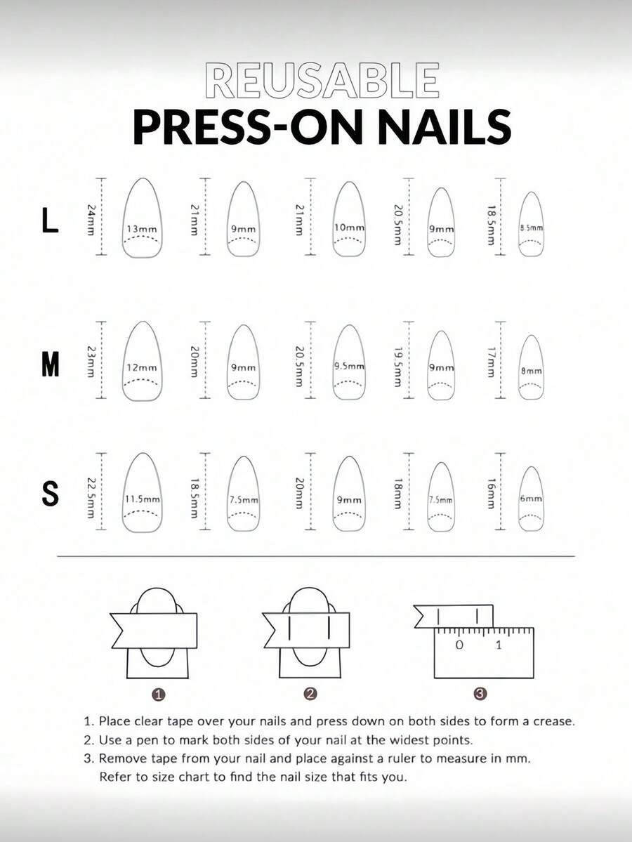 Black-to-Cherry Cat-Eye Almond Press-On Nail Set