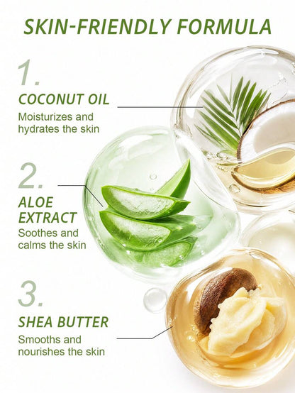 SlowSunday Aloe Vera Facial Wax Strips, Wax Hair Removal, With Oil Pack To Removes Residue, For Lips & Body & Legs & Arms, Skin & Body Care, Easy To Operate & User‑Friendly, Suitable For Summer & Autumn, Halloween