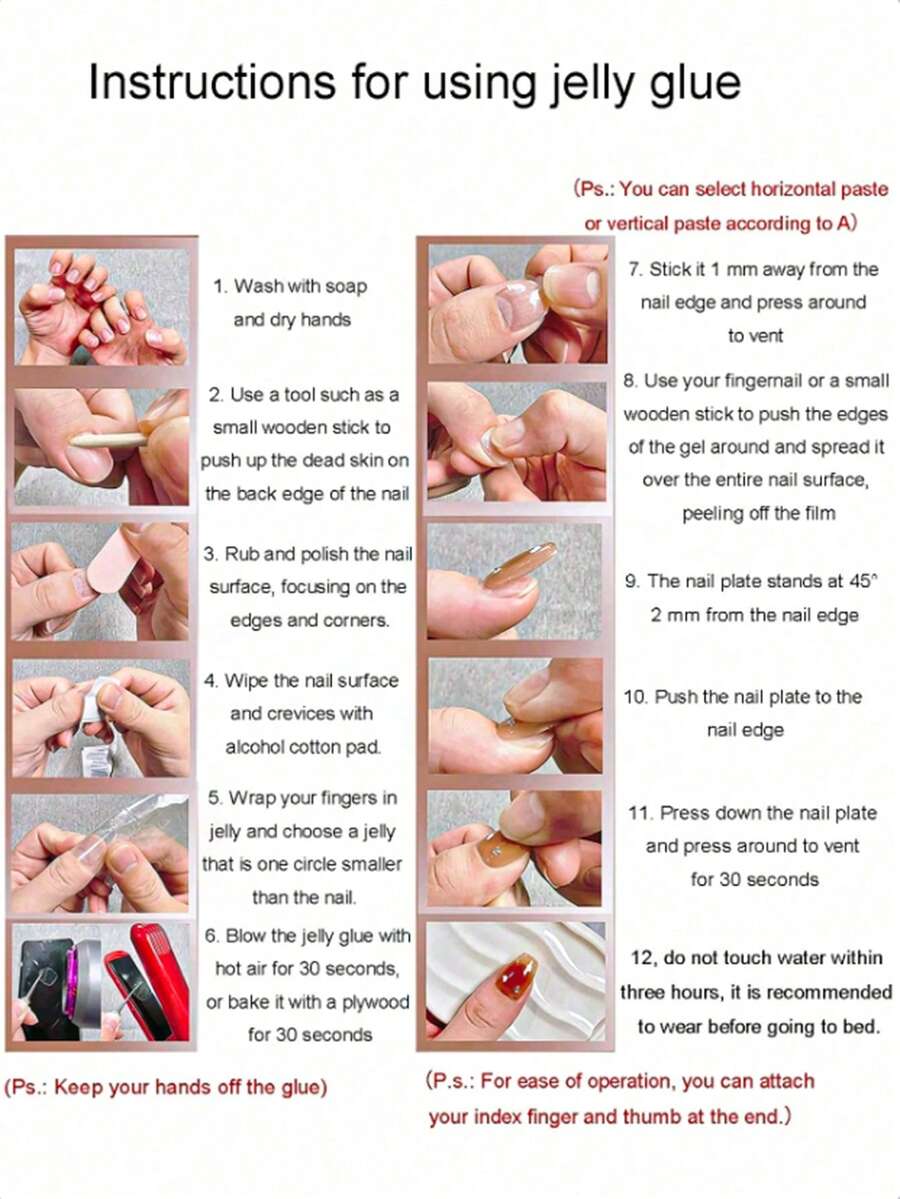 Pink Ghost and Spiderweb Press-On Nail Set